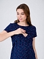 Женское платье для беременных 8.105 стрелы на темно-синем