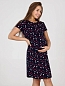 Женское платье для беременных 8.105/1 темно-синее